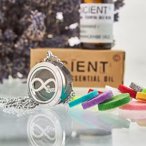 Aromatherapy Diffuser Necklace - Infinity Love 25mm Necklace