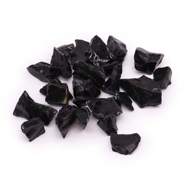 Raw Crystals (500gm) - Black Agate Crystals