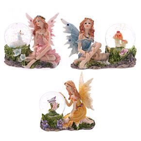 glitter Flower Fairy Waterball Ornament Glitter Flower Fairy Waterball Ornament