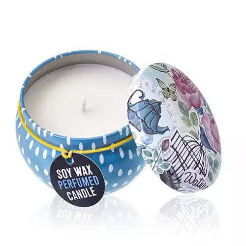 Art Tin Candle - Various Designs