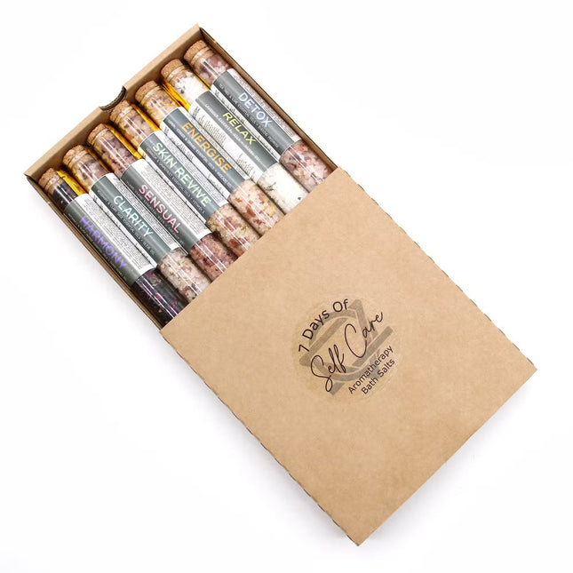 Bath Salts in Vials - Gift Pack of 7 Bath salts