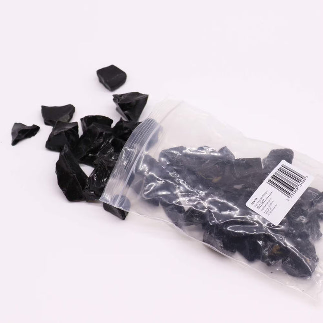 Raw Crystals (500gm) - Black Agate Crystals