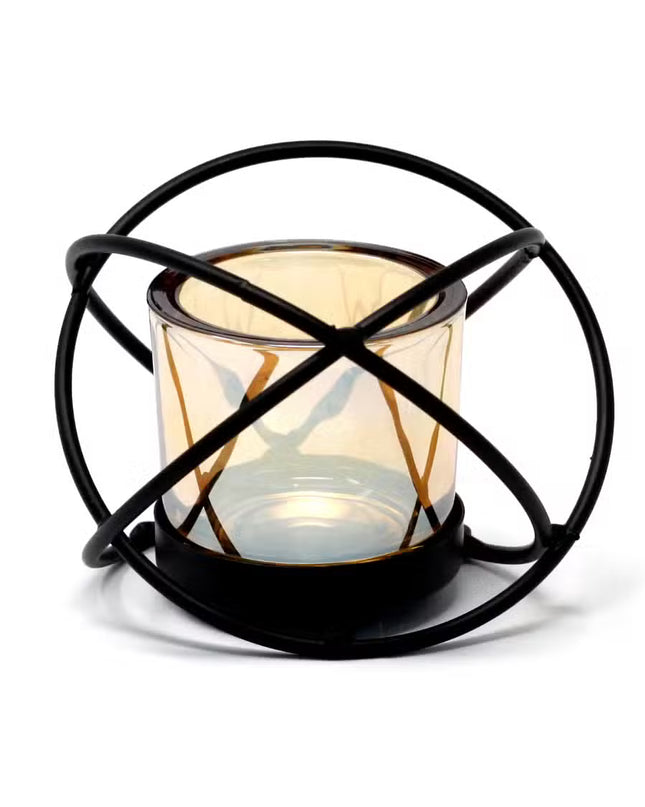 Centrepiece Iron Votive Candle Holder - 1 Cup Single Ball - Magical Emporium 