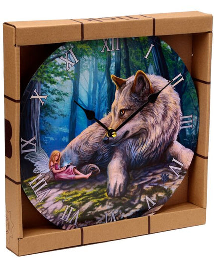 Wall Clock - Lisa Parker Fairy Stories Fairy & Wolf Clock