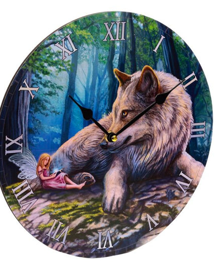 Wall Clock - Lisa Parker Fairy Stories Fairy & Wolf Clock