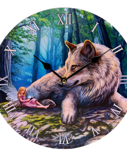 Wall Clock - Lisa Parker Fairy Stories Fairy & Wolf Clock