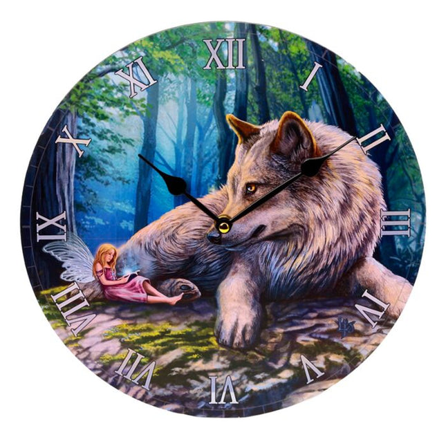 Wall Clock - Lisa Parker Fairy Stories Fairy & Wolf Clock