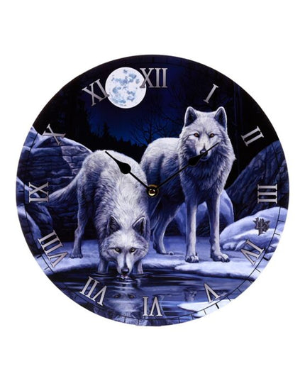 Lisa Parker Warrior Of Winter Design Clock Clock