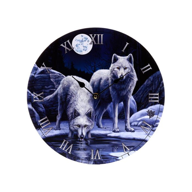 Lisa Parker Warrior Of Winter Design Clock Clock
