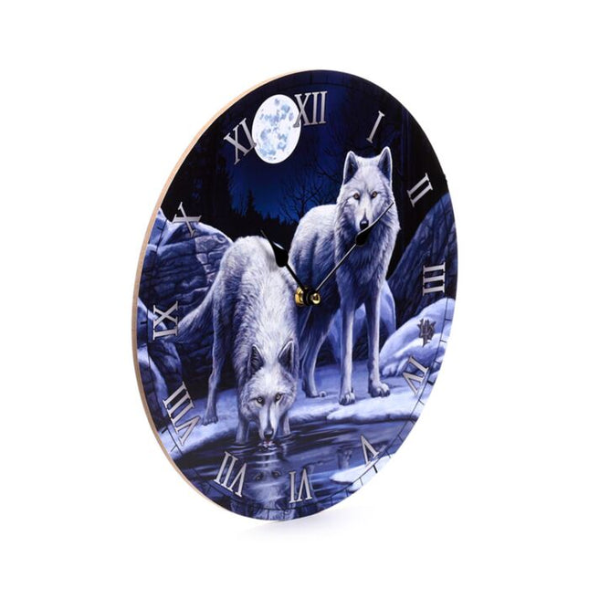 Lisa Parker Warrior Of Winter Design Clock Clock