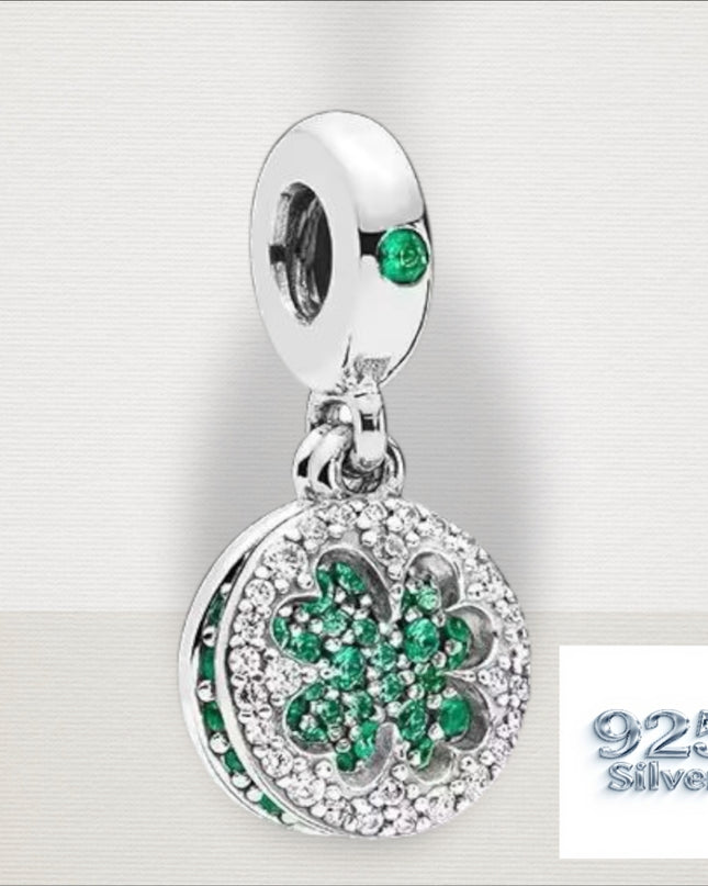 Four leaf clover charm 925