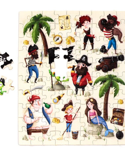 90pc Wooden Jigsaw Puzzle - Jolly Roger Pirates Jigsaw