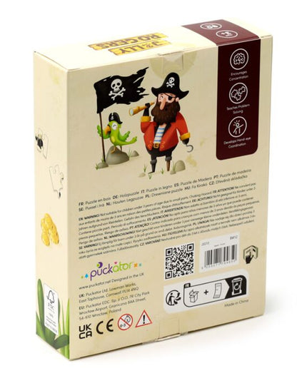 90pc Wooden Jigsaw Puzzle - Jolly Roger Pirates Jigsaw