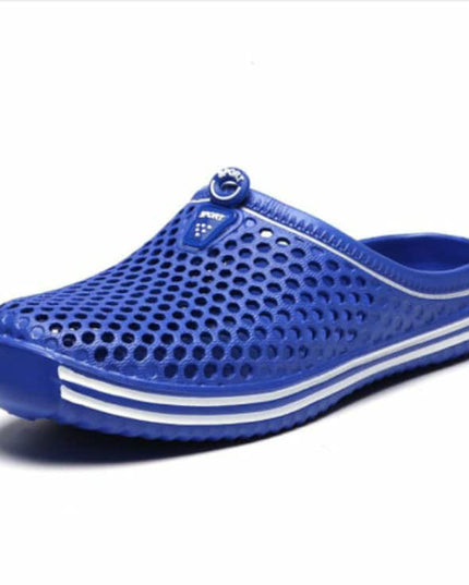 Black unisex Fashion Slippers Blue Slippers