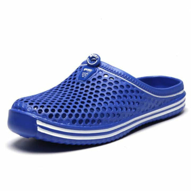 Black unisex Fashion Slippers Blue Slippers