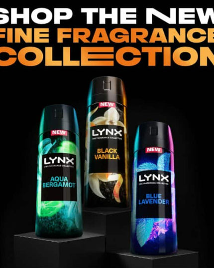 Lynx Black Vanilla Collection- Orange & Sandalwood Scent Gift ideas