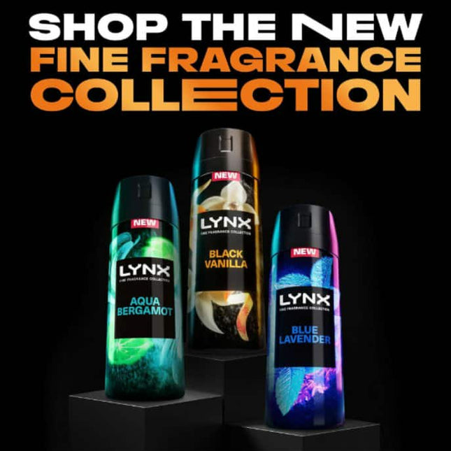 Lynx Black Vanilla Collection- Orange & Sandalwood Scent Gift ideas