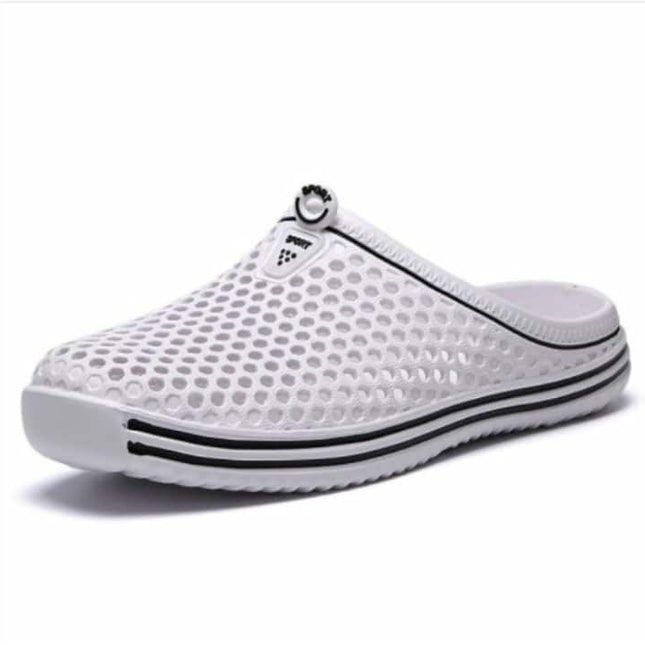 Black unisex Fashion Slippers White Slippers