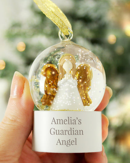 Personalised Angel Snow Globe