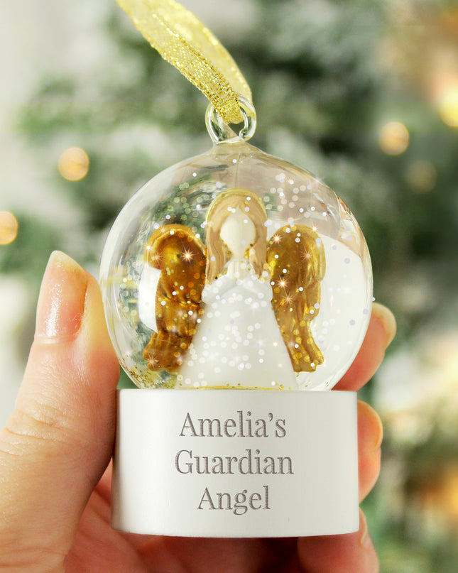 Personalised Angel Snow Globe