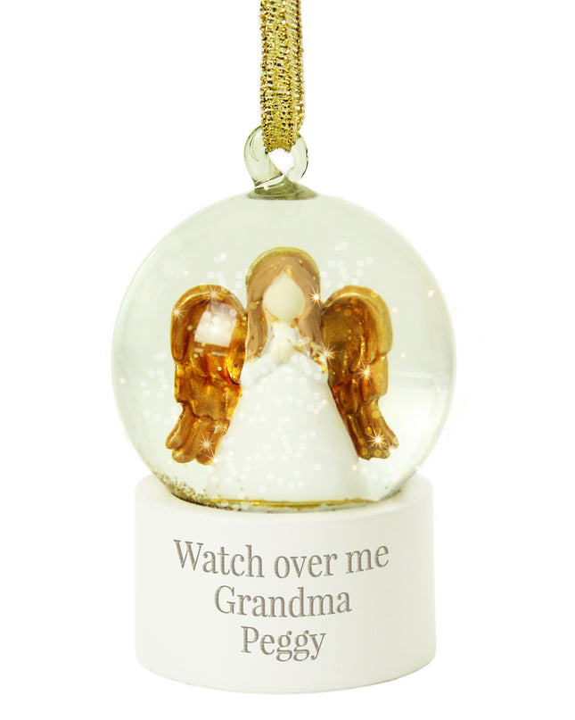 Personalised Angel Snow Globe