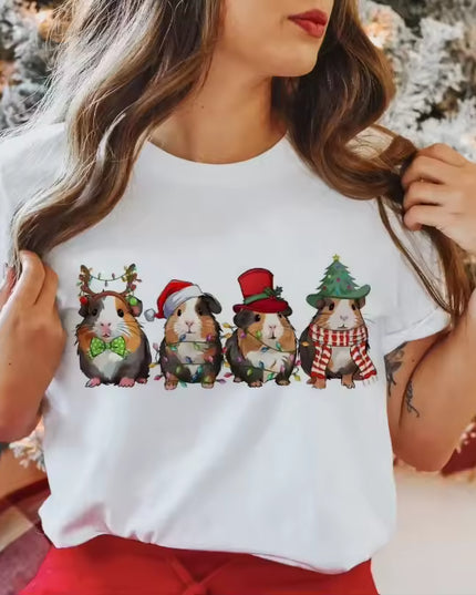 Festive Guinea Pig T-Shirt