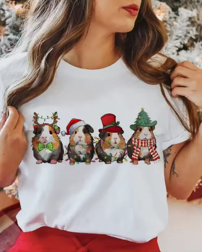 Festive Guinea Pig T-Shirt