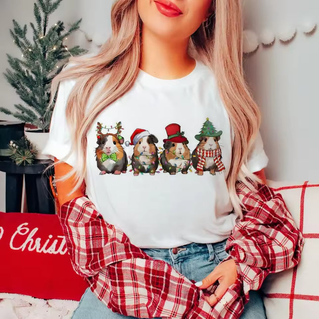 Festive Guinea Pig T-Shirt T-shirt