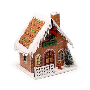 Led Decoration Christmas Church Christmas Gingerbread House Led light