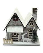 Sliver Birch Double Fronted Christmas House