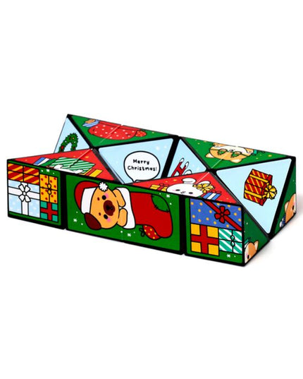 Puzzle Cube Toy - Christmas Adoramals Game