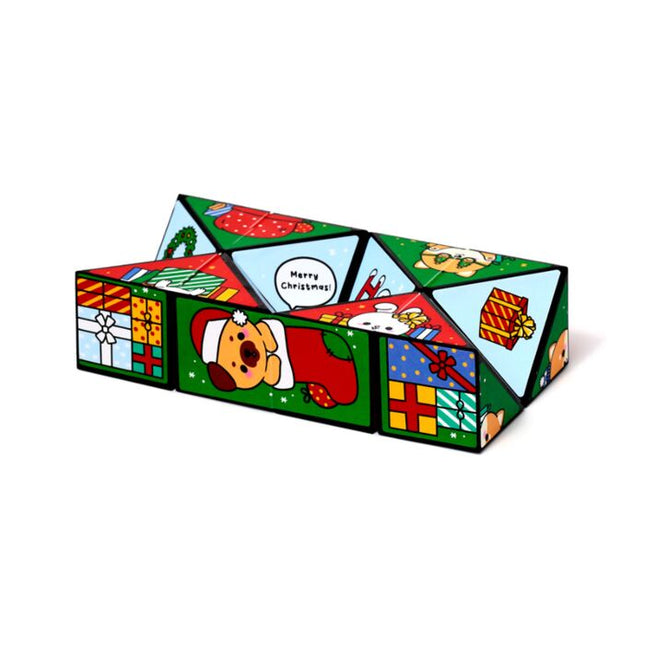 Puzzle Cube Toy - Christmas Adoramals Game