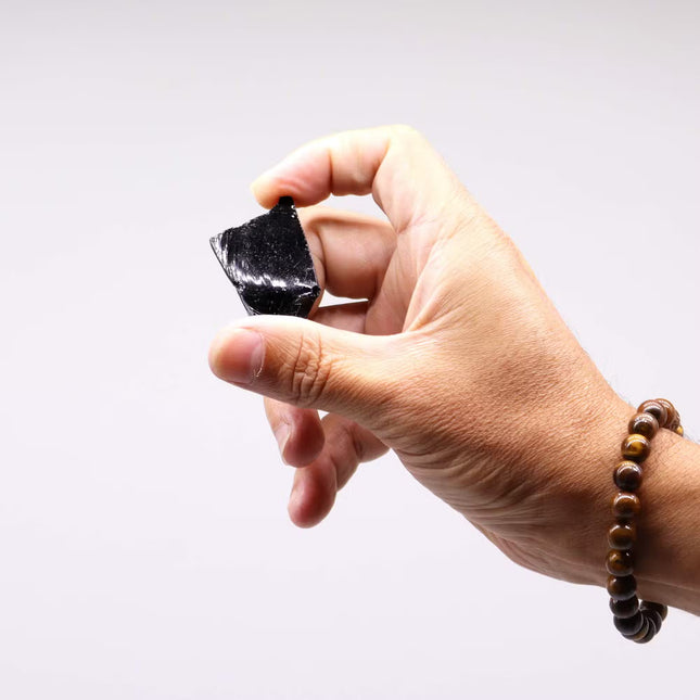 Raw Crystals (500gm) - Black Agate Crystals