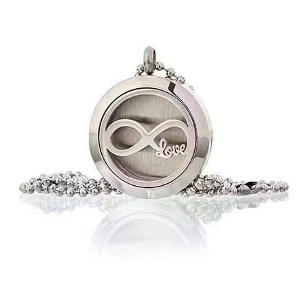 Aromatherapy Diffuser Necklace - Infinity Love 25mm Necklace