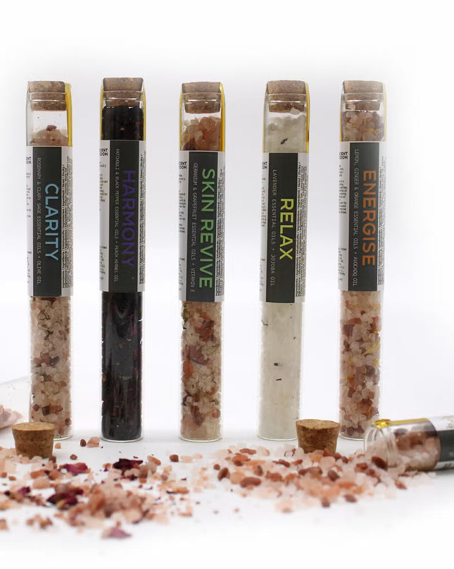 Bath Salts in Vials - Gift Pack of 7