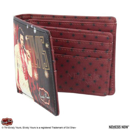 Officially Licensed Elvisly Yours Elvis Wallet Red 11cm Wallet