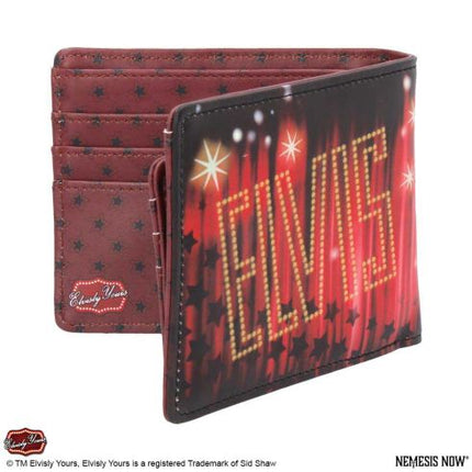 Officially Licensed Elvisly Yours Elvis Wallet Red 11cm Wallet