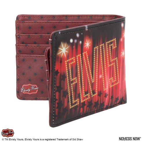 Officially Licensed Elvisly Yours Elvis Wallet Red 11cm Wallet