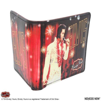 Officially Licensed Elvisly Yours Elvis Wallet Red 11cm Wallet