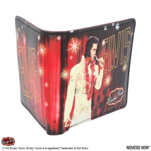Officially Licensed Elvisly Yours Elvis Wallet Red 11cm Wallet