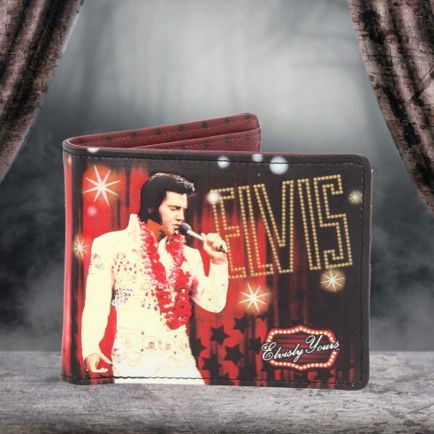 Officially Licensed Elvisly Yours Elvis Wallet Red 11cm Wallet