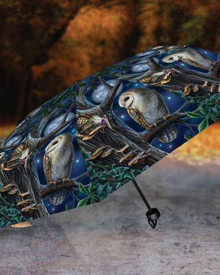 Lisa Parker Fairy and Owl Umbrella Umbrella