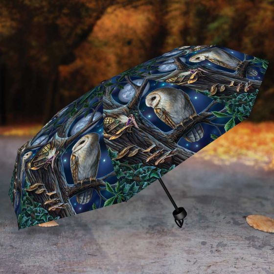 Lisa Parker Fairy and Owl Umbrella Umbrella