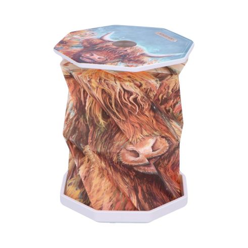 Highland Cow Foldable Lamp Rechargeable USB Powered Lamp