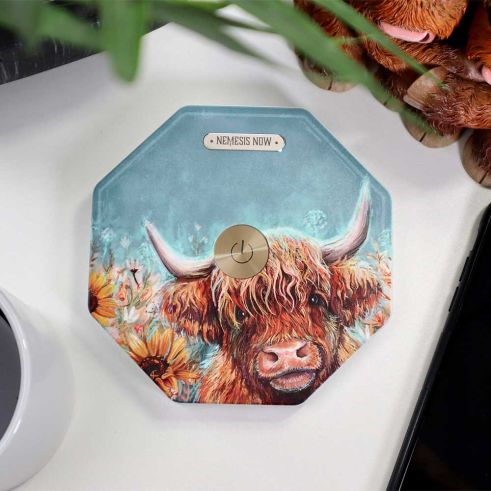 Highland Cow Foldable Lamp Rechargeable USB Powered Lamp