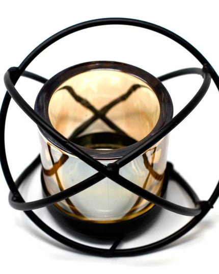Centrepiece Iron Votive Candle Holder - 1 Cup Single Ball - Magical Emporium 