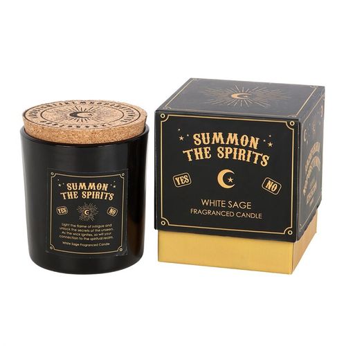 Summon the Spirits Talking Board White Sage Candle - Magical Emporium 
