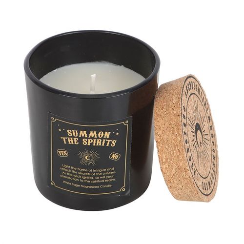 Summon the Spirits Talking Board White Sage Candle - Magical Emporium 