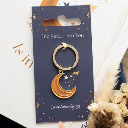 Autumn Magic Moon Keyring - Magical Emporium 