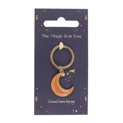 Autumn Magic Moon Keyring - Magical Emporium 